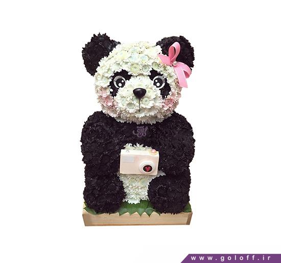 خرید گل - عروسک گل پاندای مهربون - Flower Toy | گل آف